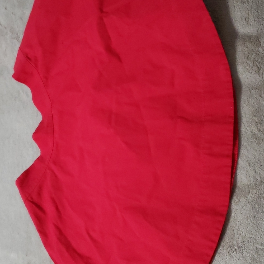 Hollister Red Circle Mini Skirt